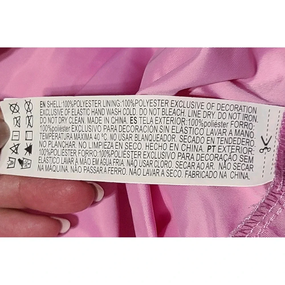 Forever 21 Pink Cargo Jogger Pants Womens Medium Elastic Waist Utility... - Picture 4 of 7